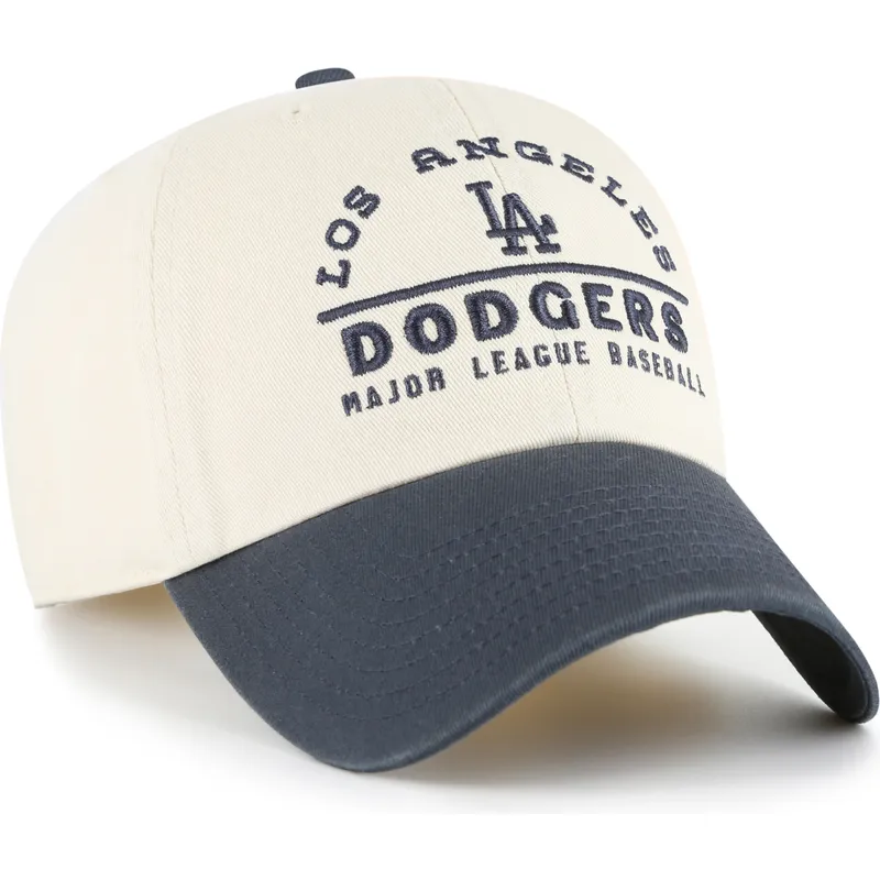 47-brand-curved-brim-clean-up-windham-los-angeles-dodgers-mlb-bezhova-i-tmnosinya-reguliruema-shapka