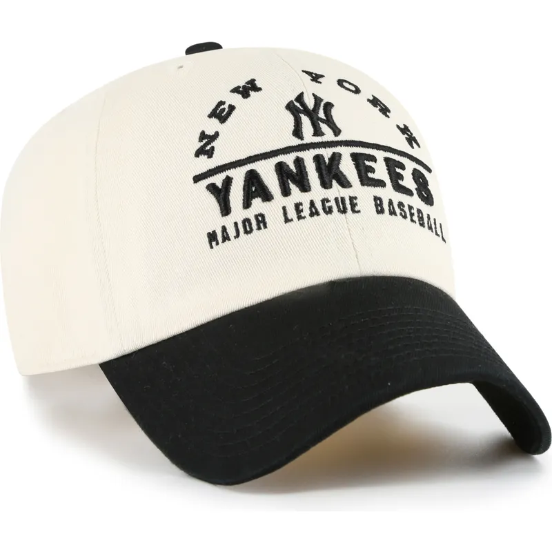 shapka-izvita-bezhov-adjustable-strap-y-clean-up-windham-na-new-york-yankees-mlb-ot-47-brand