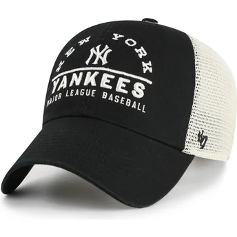 47 Brand Clean Up Windham Mesh New York Yankees MLB Черна Шапка Тракер