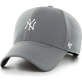 47 Brand Шапка с Извита Козирка MVP Cycle Shadow New York Yankees MLB Сива Регулируема