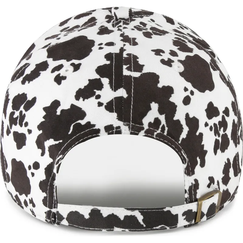 weisse-verstellbare-curved-cap-clean-up-bessie-der-los-angeles-dodgers-mlb-von-47-brand