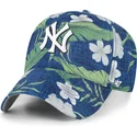 47-brand-curved-brim-clean-up-beach-side-new-york-yankees-mlb-navy-blue-adjustable-cap