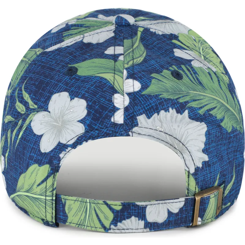 shapka-izvita-tmnosin-reguliruem-clean-up-beach-side-na-new-york-yankees-mlb-ot-47-brand