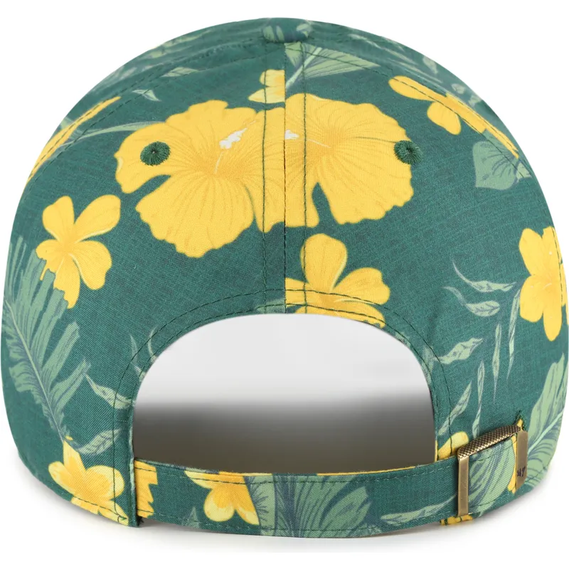 shapka-izvita-zelena-reguliruem-clean-up-beach-side-na-oakland-athletics-mlb-ot-47-brand