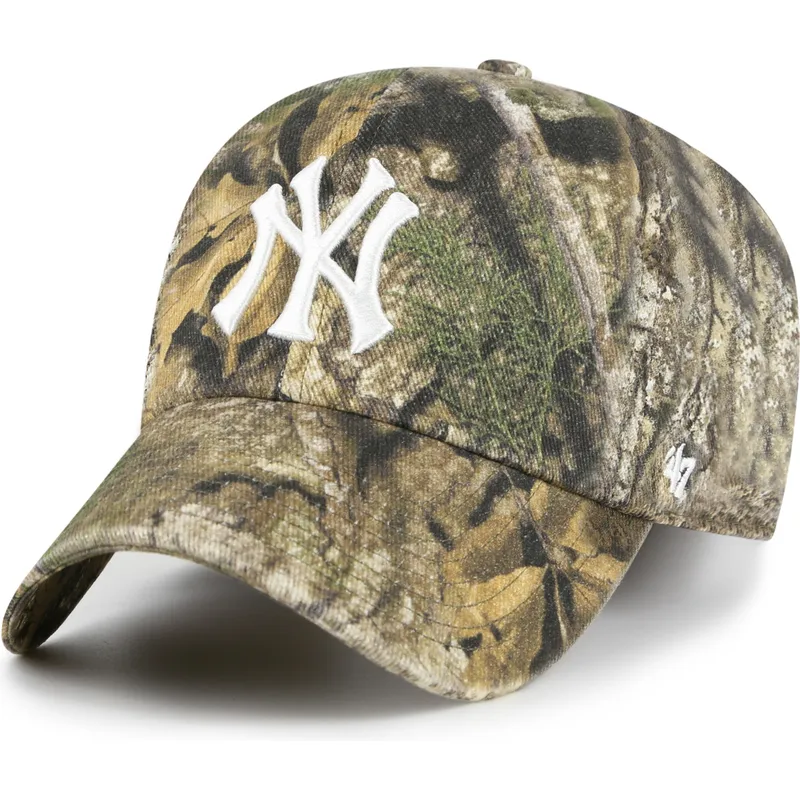47-brand-curved-brim-clean-up-real-tree-new-york-yankees-mlb-camouflage-adjustable-cap