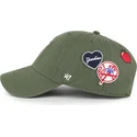 shapka-izvita-zelena-reguliruem-clean-up-badges-na-new-york-yankees-mlb-ot-47-brand