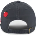 shapka-izvita-tmnosin-reguliruem-clean-up-badges-vintage-na-new-york-yankees-mlb-ot-47-brand