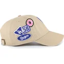 khaki-justerbar-curved-kasket-clean-up-badges-fra-los-angeles-dodgers-mlb-fra-47-brand