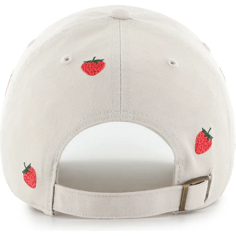 buet-beige-justerbar-kasket-clean-up-scatter-fra-new-york-yankees-mlb-af-47-brand