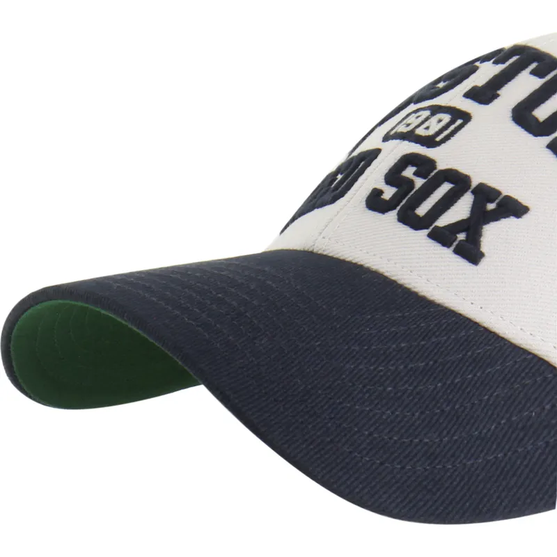 beige-und-marineblaue-verstellbare-curved-cap-mvp-broke-line-der-boston-red-sox-mlb-von-47-brand