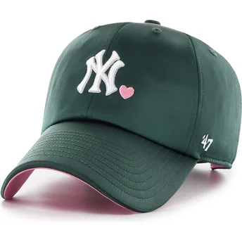 Casquette courbée verte ajustable Clean Up With Love New York Yankees MLB 47 Brand