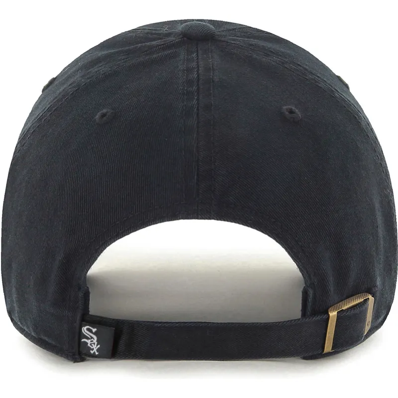 shapka-izvita-cherna-reguliruem-clean-up-na-chicago-white-sox-mlb-ot-47-brand
