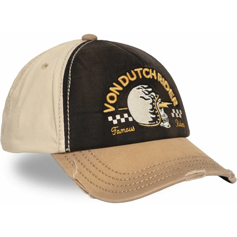 buet-kasket-multifarvet-snapback-xavier06-fra-von-dutch