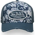 shapka-izvita-traker-sinya-snapbek-print02-ot-von-dutch