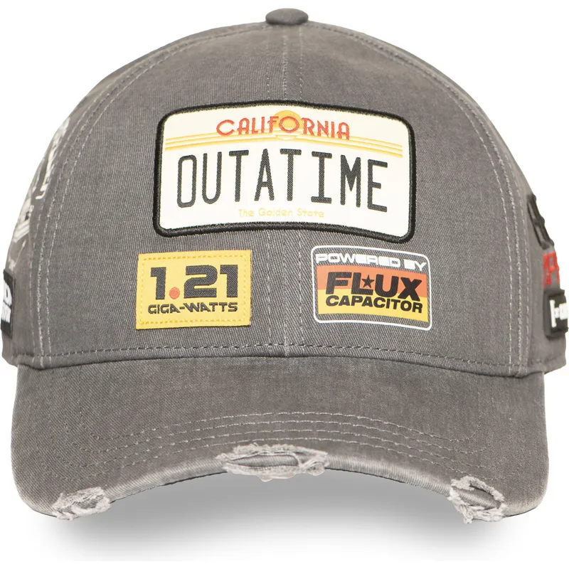 graue-gebogene-snapback-kappe-outatime-btf1-outb-back-to-the-future-von-capslab
