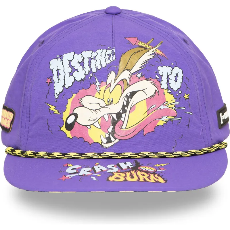 violet-flat-snapback-kasket-coyote-loo13-dtcb-looney-tunes-fra-capslab