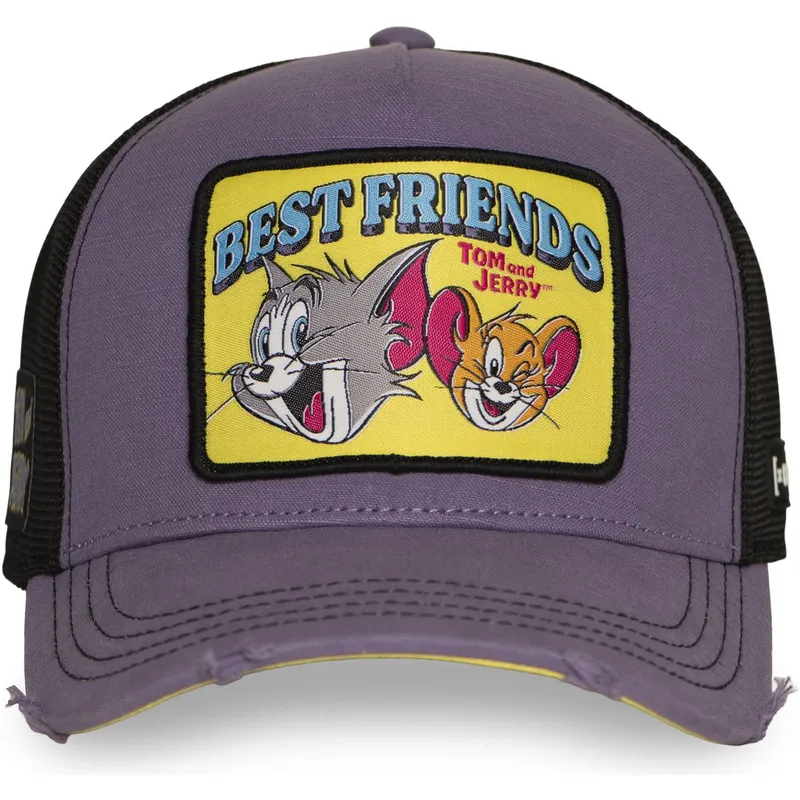 violet-trucker-kasket-tom-og-jerry-taj8-besb-looney-tunes-fra-capslab