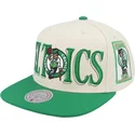 mitchell-ness-ploska-kozirka-across-the-board-boston-celtics-nba-zelena-i-bezhova-shapka-s-tik-tak