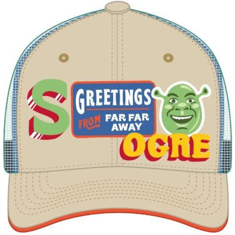 gorra-trucker-beige-y-verde-shrek-shr1-cpspatcb-de-capslab