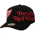 shapka-izvita-cherna-snapbek-busted-pro-na-detroit-red-wings-nhl-ot-mitchell-ness