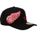 shapka-izvita-cherna-snapbek-busted-pro-na-detroit-red-wings-nhl-ot-mitchell-ness