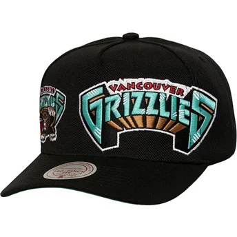 Mitchell & Ness Извита Козирка Busted Pro Vancouver Grizzlies NBA Черна Шапка с Тик-так