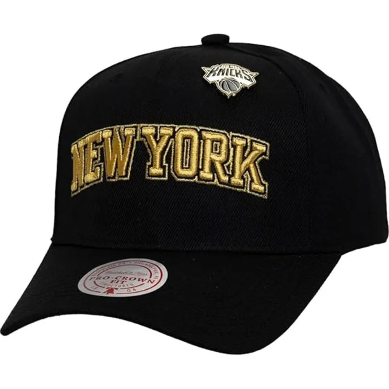 shapka-izvita-cherna-snapbek-pinned-gold-pro-na-new-york-knicks-nba-ot-mitchell-ness shapka-izvita-cherna-snapbek-pinned-gold-pro-na-new-york-knicks-nba-ot-mitchell-ness