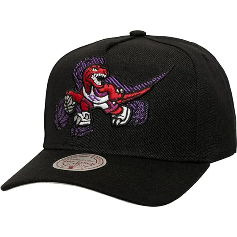 sort-curved-snapback-kasket-tilted-pro-fra-toronto-raptors-nba-fra-mitchell-ness