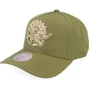 shapka-izvita-zelena-snapbek-fashion-basic-pro-na-toronto-raptors-nba-ot-mitchell-ness
