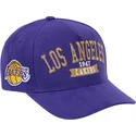 shapka-izvita-violetka-snapbek-shady-suede-pro-na-los-angeles-lakers-nba-ot-mitchell-ness