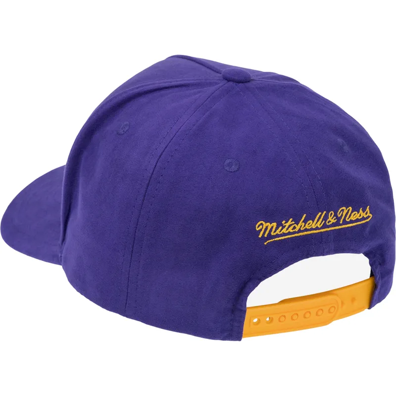 casquette-courbee-violette-snapback-shady-suede-pro-los-angeles-lakers-nba-mitchell-ness