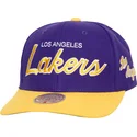 shapka-izvita-violetka-snapbek-team-script-20-pro-na-los-angeles-lakers-nba-ot-mitchell-ness