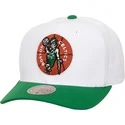 grune-gebogene-snapback-kappe-team-2-tone-20-pro-der-boston-celtics-nba-von-mitchell-ness