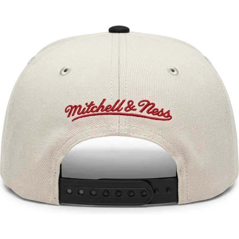mitchell-ness-flat-brim-across-the-board-philadelphia-76ers-nba-black-and-beige-snapback-cap
