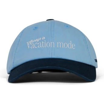 Pica Pica Извита Козирка Vacation Mode Синя и Тъмносиня Регулируема Шапка