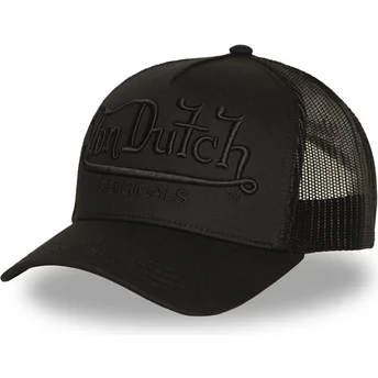 Шапка извита черна снапбек от Von Dutch