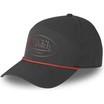 Шапка извита черна снапбек от Von Dutch