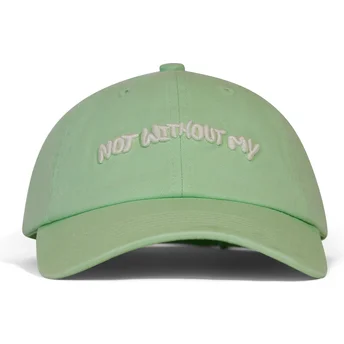Casquette courbée verte ajustable Not Without My Pica Pica
