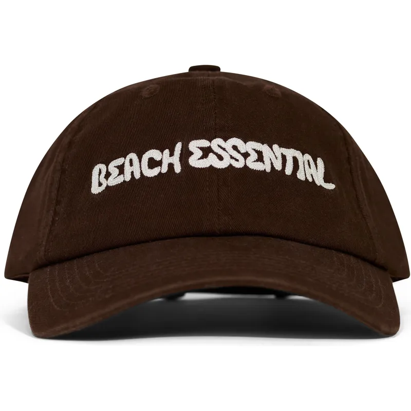 casquette-courbee-marron-ajustable-beach-essential-pica-pica