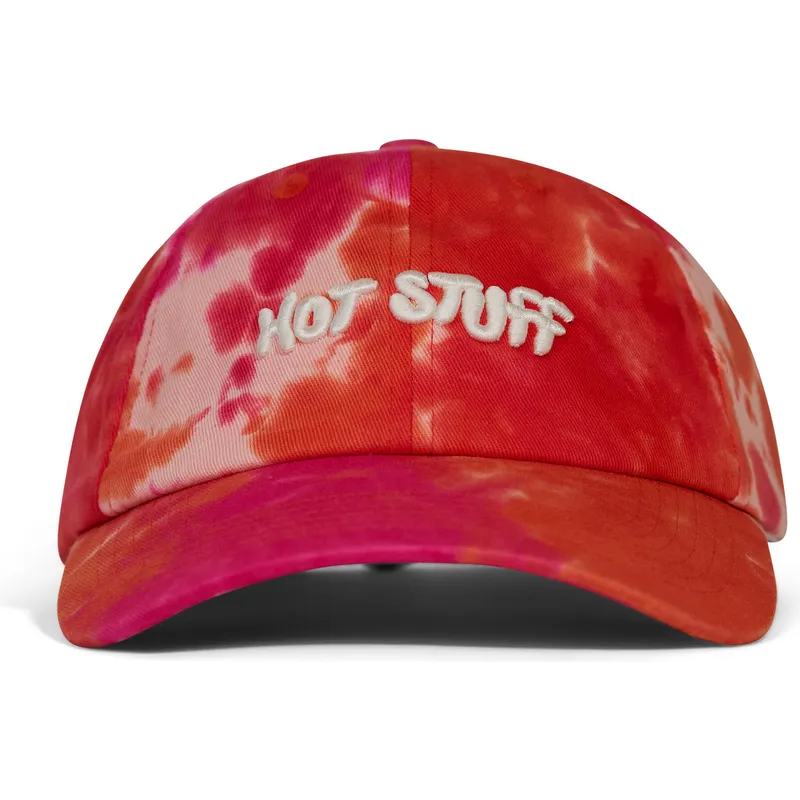 justerbar-lyserod-kurvet-kasket-hot-stuff-batik-fra-pica-pica