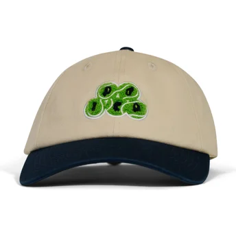 Gorra curva beige y azul marino ajustable Tennisballs de Pica Pica