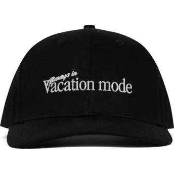 Pica Pica Черна Snapback Шапка с Извита Козирка Vacation Mode