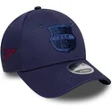 marinebla-buet-snapback-kasket-til-dreng-9forty-m-crown-graphic-fra-fc-barcelona-laliga-fra-new-era