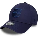 marinebla-buet-snapback-kasket-til-dreng-9forty-m-crown-graphic-fra-fc-barcelona-laliga-fra-new-era