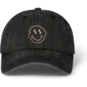 shapka-izvita-cherna-reguliruem-smiley-washed-ot-pica-pica
