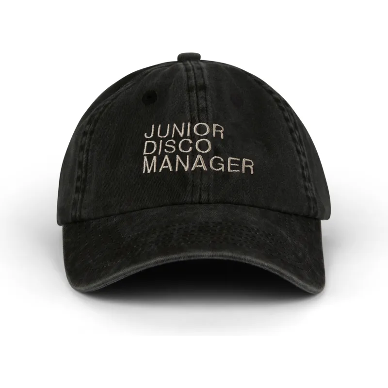 shapka-izvita-cherna-reguliruema-junior-disco-manager-washed-ot-pica-pica