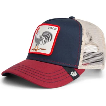 Trucker kasket marineblå hane All American Rooster fra Goorin Bros.