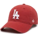 gorra-curva-roja-ajustable-archive-de-los-angeles-dodgers-mlb-de-american-needle
