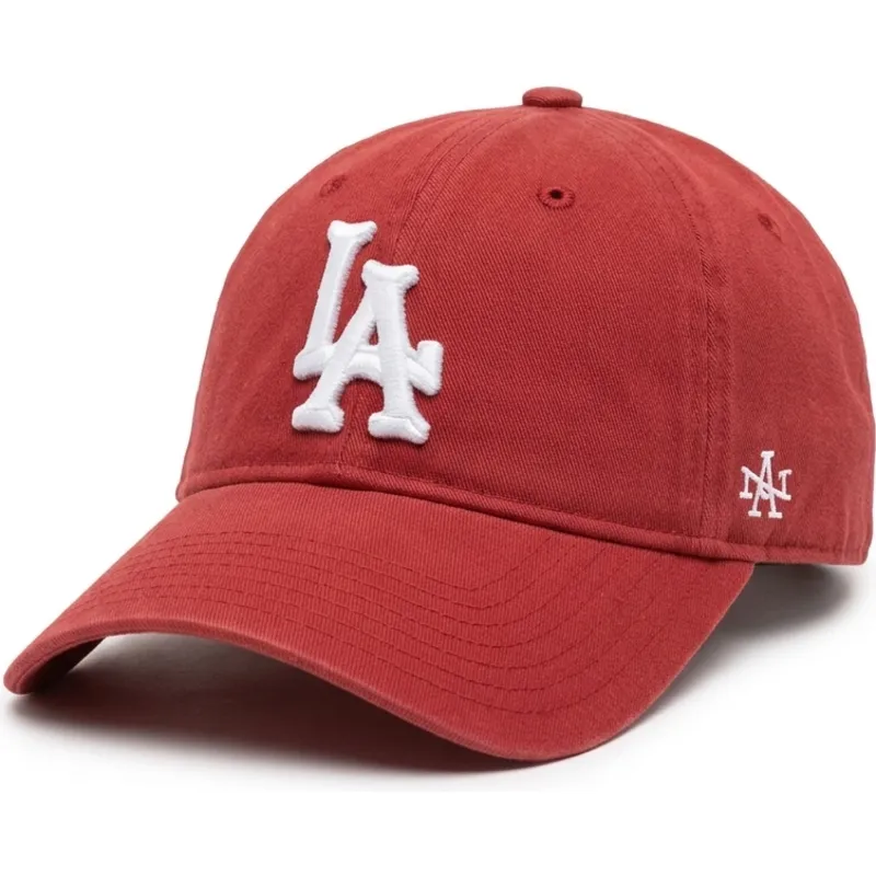 shapka-izvita-chervena-reguliruem-archive-na-los-angeles-dodgers-mlb-ot-american-needle