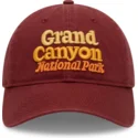 rote-verstellbare-curved-cap-ballpark-grand-canyon-national-park-von-american-needle